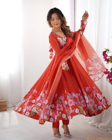 Trending Printed Anarkali