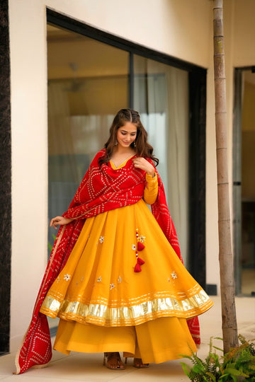 Anarkali Dresses, yellow special