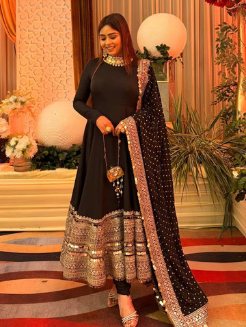 Black Anarkali Dress 😍