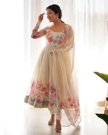 Trending Printed Anarkali